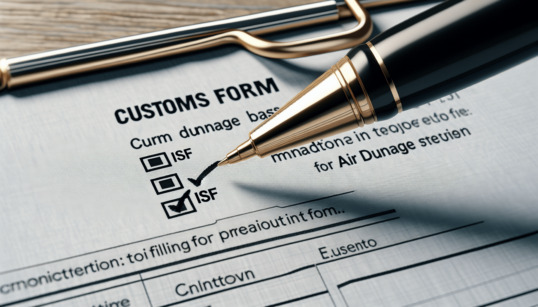 How And When To File ISF For Air Dunnage Bags