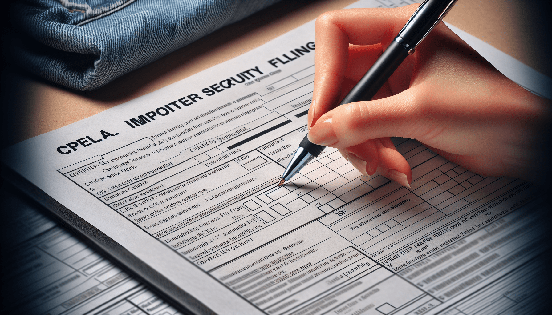 How To File ISF For Womens Jeans