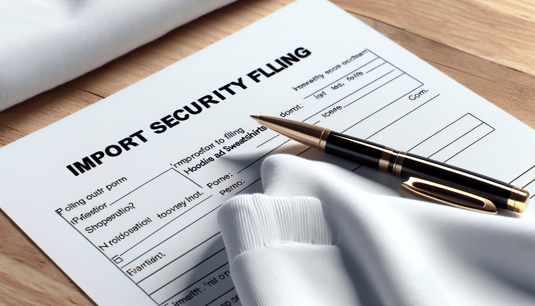 Who File ISF For Hoodies  Sweatshirts